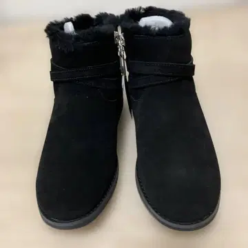 [ 새상품 미사용 ] EMU 소가죽 크로스 벨트 디자인 방수 숏부츠