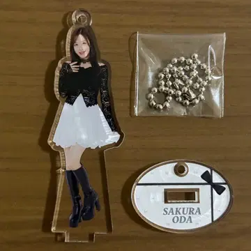오다 사쿠라 겨울 하로콘 2026 미니 아크릴 스탠드 키링