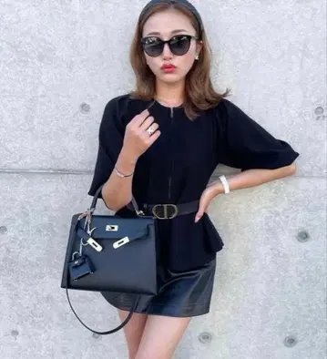 sheller 페플럼 니트 (핑크)