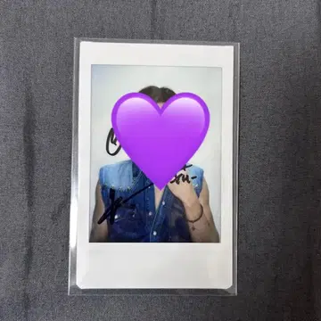 NTX 유니혁 사인 포함 폴라로이드