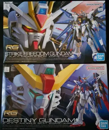 RG 스트라이크 프리덤 건담 & 데스티니 건담