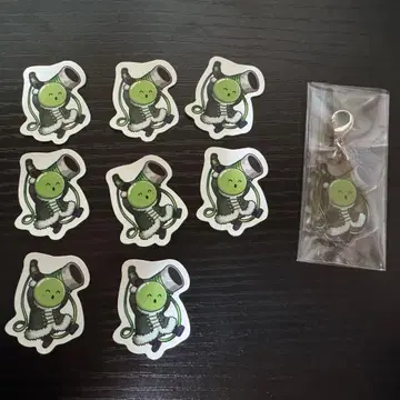 마지메니 야바시티 좀 스티커 아크릴 키링