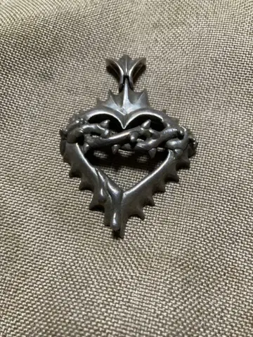 KING BABY silver925 heart pendant