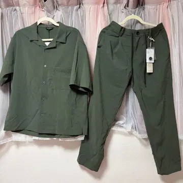 PLST 택 포함 새상품 셋업 그린 M