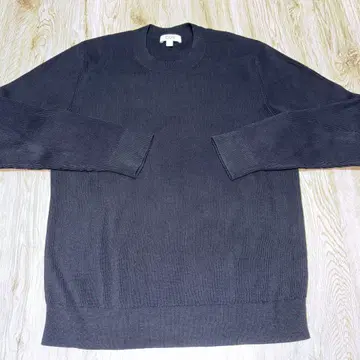 COS COTTON CREW-NECK JUMPER