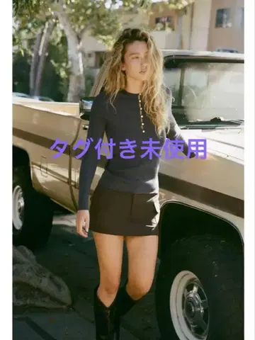 [ 택 포함 미사용 ] ZARA 리브 니트 스웨터