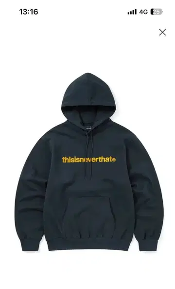 thisisneverthat 다크 네이비 후드티 L 사이즈