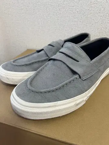 구제 스웨이드 V196CF 로퍼 GREY/WHISPER 27cm