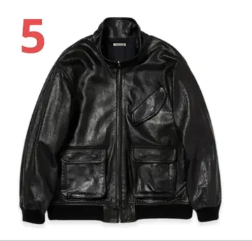 AURALEE LAMB LEATHER ZIP BLOUSON 사이즈 5