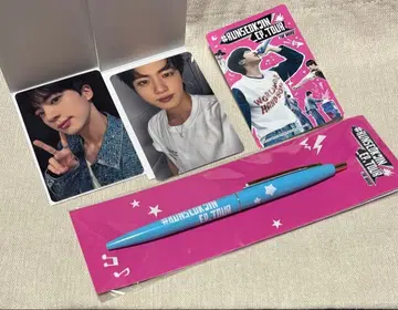 BTS JIN 영화 무비티켓 구매 혜택 트레이딩 카드 볼펜