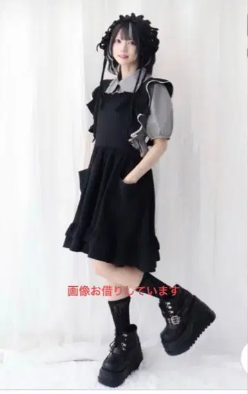 완판 Whinny/오사보리 메이드짱 원피스 블랙 WEGO