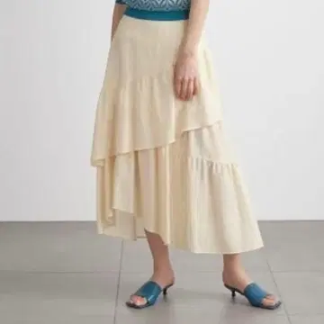 릴리 브라운 LilyBrown 티어드 롱 스커트