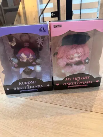 POPMART SKULLPANDA KUROMI MELODY 산리오 2점