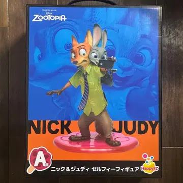 Happy 복권 A상 닉&주디 셀피 피규어