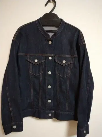 언타이틀 다크 블루 데님 자켓