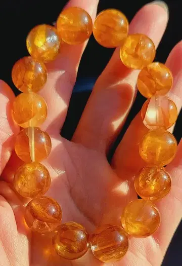 !히말라야 가네쉬 히마알산 골든 힐러 팔찌 럭셔리 13mm 볼