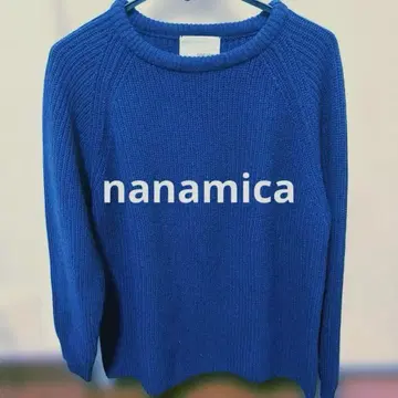 새상품급 나나미카 스웨터 네이비 M size SUJF837