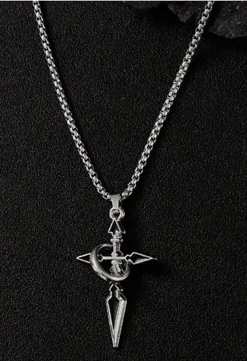 크로스 펜던트 남성용 목걸이