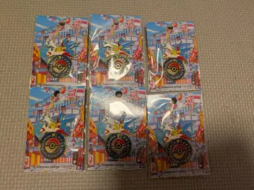 포켓몬 센터 후쿠오카 핀 배지 6개 세트