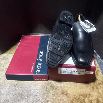 texcy luxe 블랙 비즈니스/슬립온 신발 25.5cm