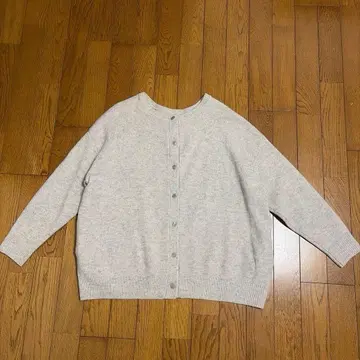 스탬프앤다이어리 라무즈울 2way 포켓 부착 가디건