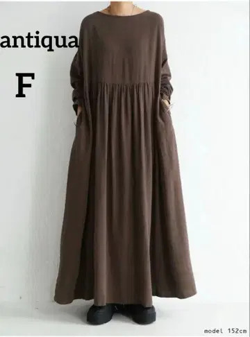 [ antiqua ] 플레어 원피스