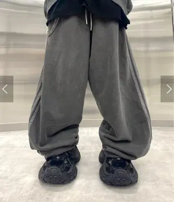 nmtc+ side line pigment sweat pants