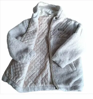 ROXY 플리스 자켓 후드 부착 그레이지