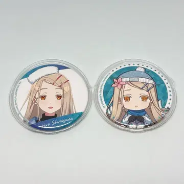 시노자와 히로 학원 아이돌 마스터 학마스 캔뱃지 사야마 스키장 등신 SD