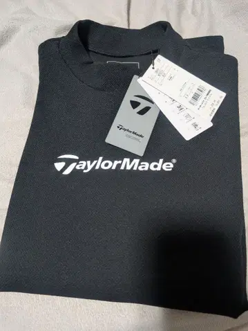 TaylorMade 블랙 골프 셔츠 L