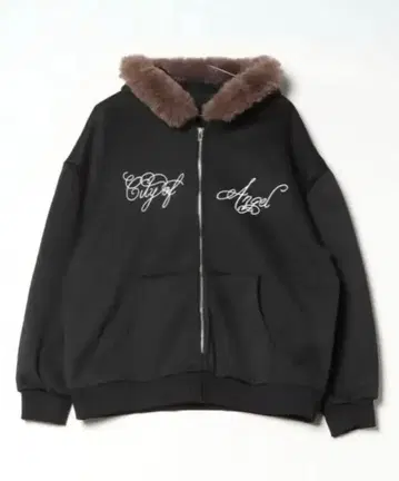 퍼 오버 사이즈 후드티