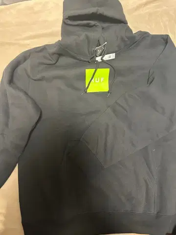 HUF 블랙 후드티 XL