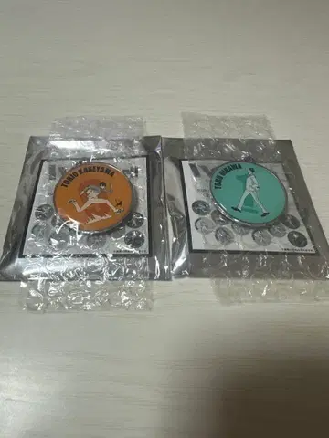 하이큐 RUN 메탈 키링 컬렉션 카게야마 토비오 & 오이카와 토오루