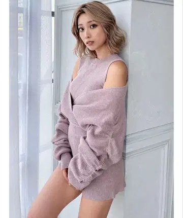 GYDA 암 개더 니트 올인원