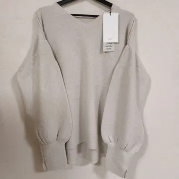 미사용 새상품 택 포함 hunch 아이보리 야와모치 니트