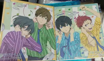 Free! 하루카 마코토 이쿠야 아사히 색지 세트