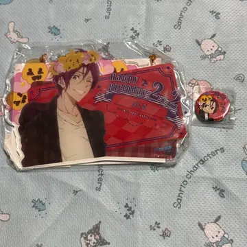 [ 미개봉 ] Free! 벌스데이 플레이트&캔뱃지 마츠오카 린