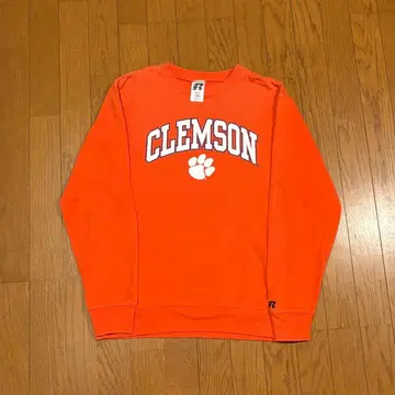 한정판! 러셀 칼리지 맨투맨 트레이닝복 클렘슨 대학