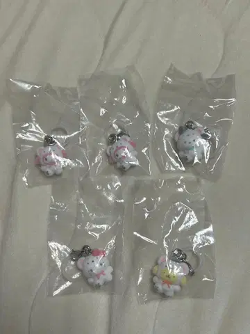 포근포근 스노우 메지루시 액세서리 산리오 5개 세트