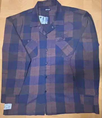 Schott 옴브레 체크 셔츠