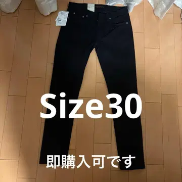 누디진 블랙 스키니 데님 W30 L30