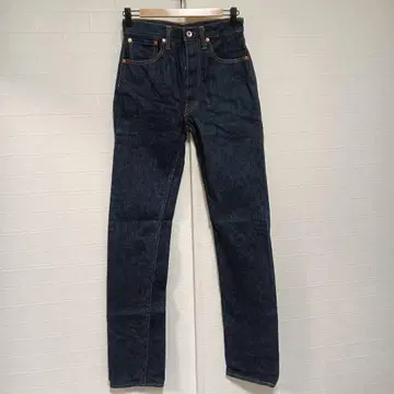 미사용 레미니센스 빨간색 귀 셀비지 데님 28 버튼 플라이