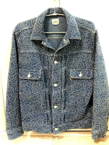 스와르 패턴 데님 자켓 CALEE 자켓