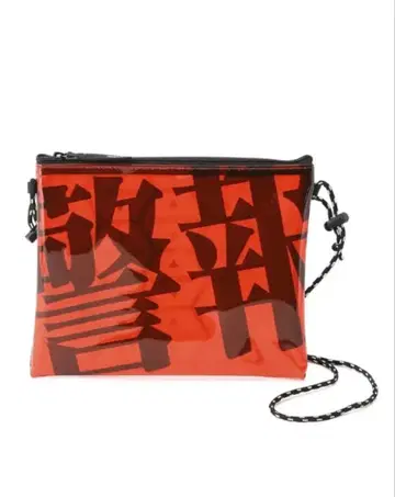 엑스걸 빨간색 투명 숄더백