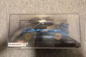 교쇼 미니지 ASC 한정판 모델! 60th 임프레자 크롬 블루