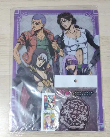 죠죠의 기묘한 모험 황금의 바람 모티브 아크릴 키링 암살자 팀 ver.