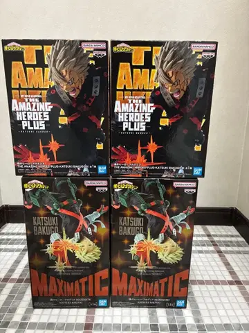 [미개봉 새상품] 히로아카 바쿠고 카츠키 피규어 4개 세트