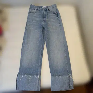 ZARA 34 와이드 레그 데님