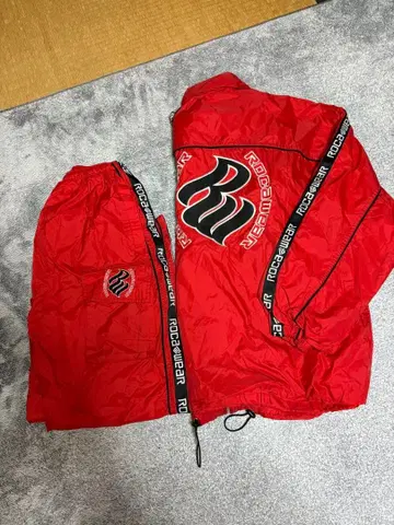 ROCAWEAR 로카웨어 셋업 나일론 90s 크롭 기장 힙합