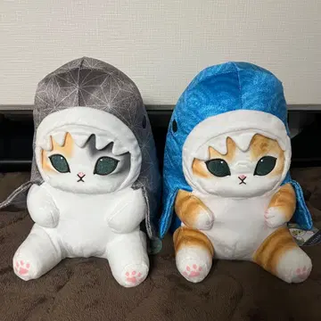 mofusand 상어냥 ~화~ BIG 봉제 인형 2종 세트